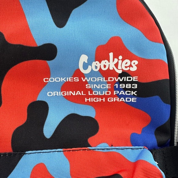Cookies OFF THE GRID SMELL PROOF BACKPACK‎ Blue Camo NWT - Picture 6 of 16